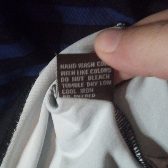 J. McLaughlin Catalina Cloth Nautical Navy Gold Long Sleeve Blouse Size Large - Picture 8 of 8